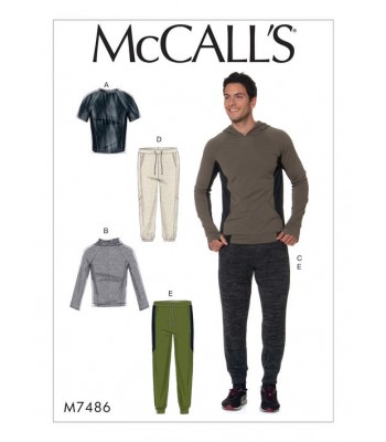 Pattern M7486 Men's Tops and pants